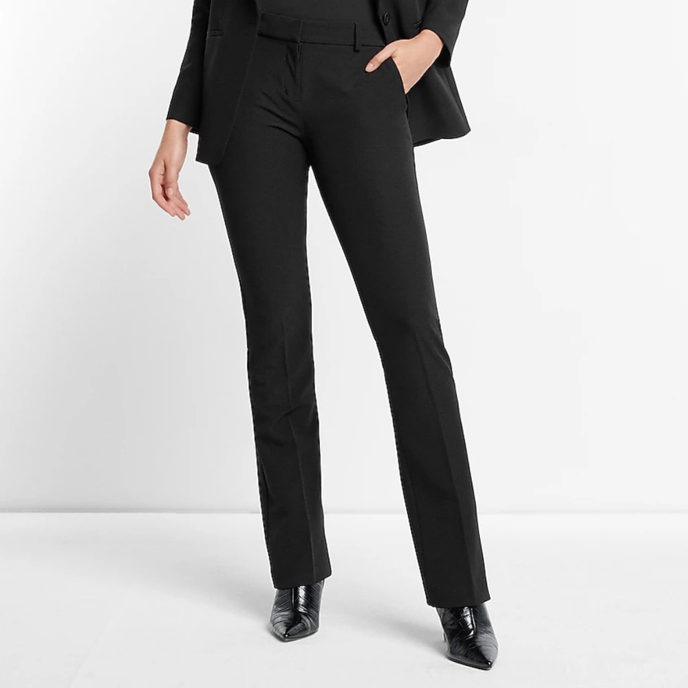 COPY - Black Express Pant, Mid Rise, barely boot